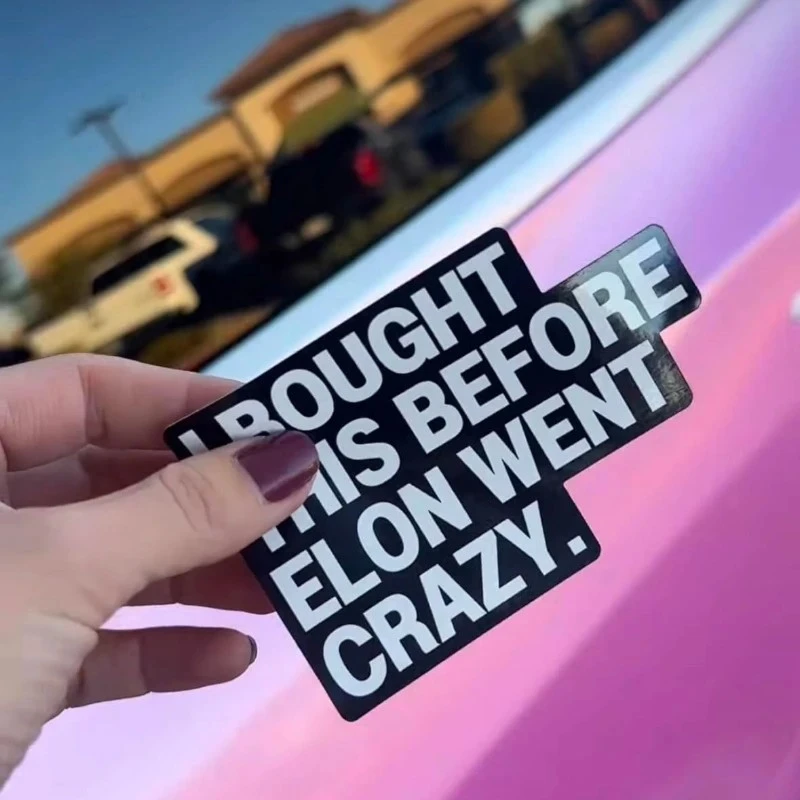 I Bought This Before Elon Went Crazy Car Stickers