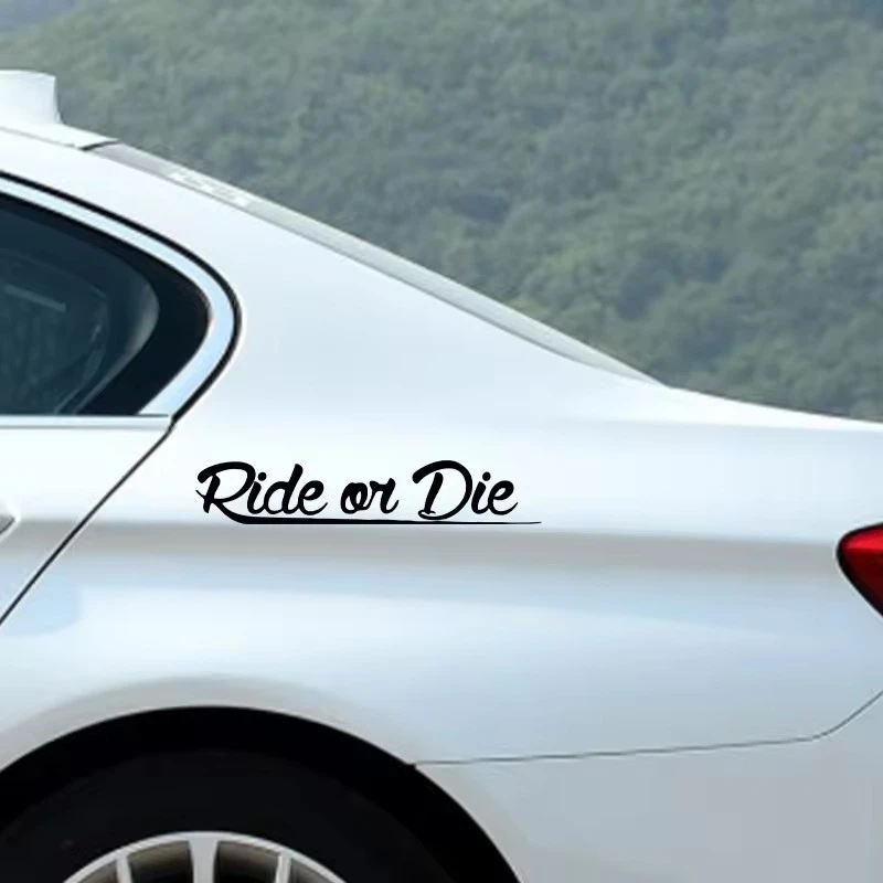 Ride Or Die Car Light Sticker