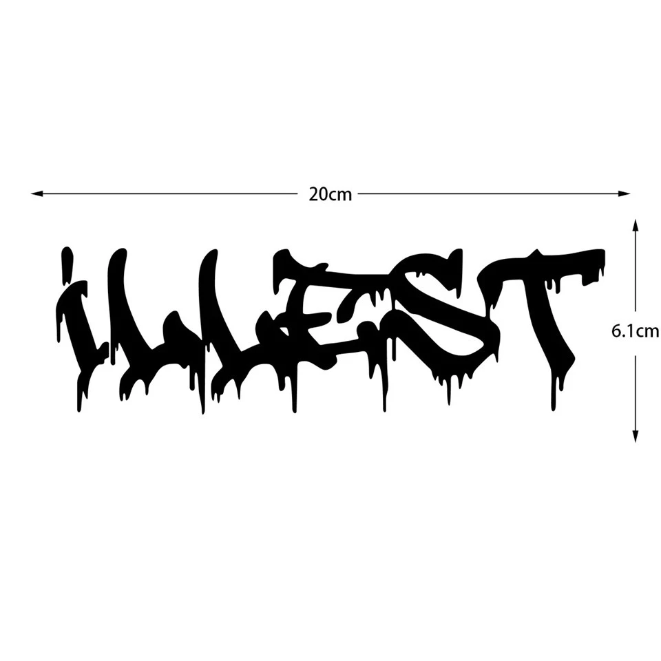 Illest Personalized Text Reflective Stickers suppliers