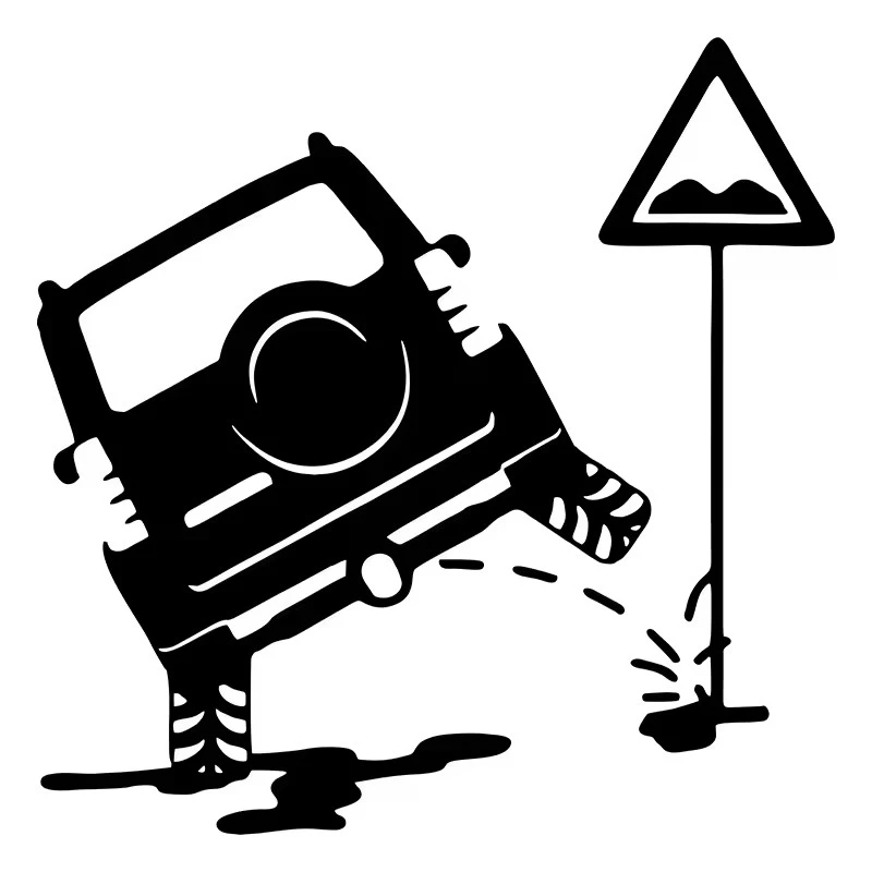 Jeep Is Peeing Auto Car Stickers