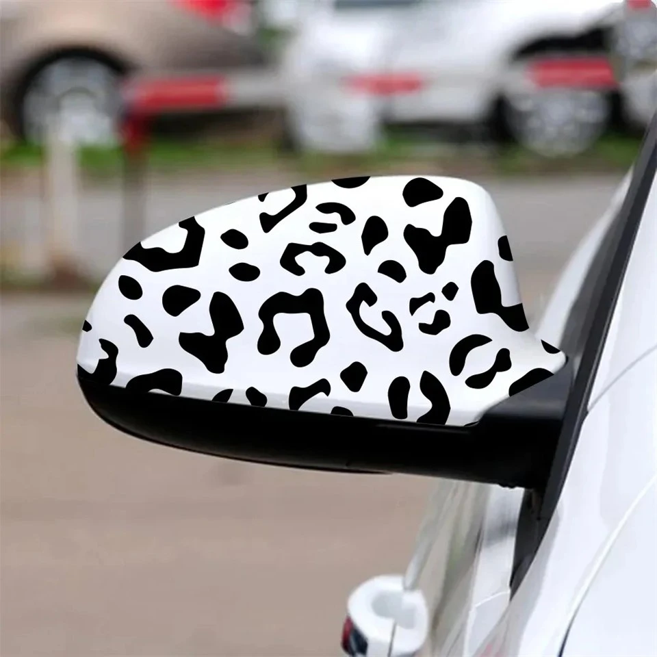 Leopard Print Vinyl Sticker For Rear View Mirror suppliers
