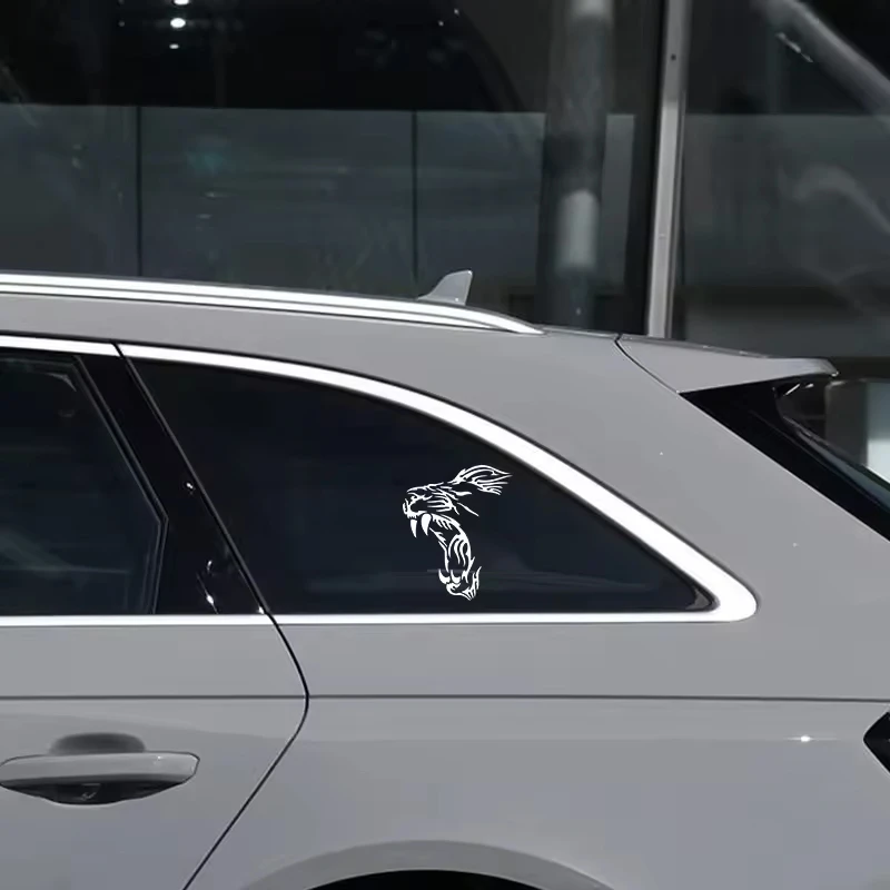 LION Funny Vinyl Decals Motorcycle