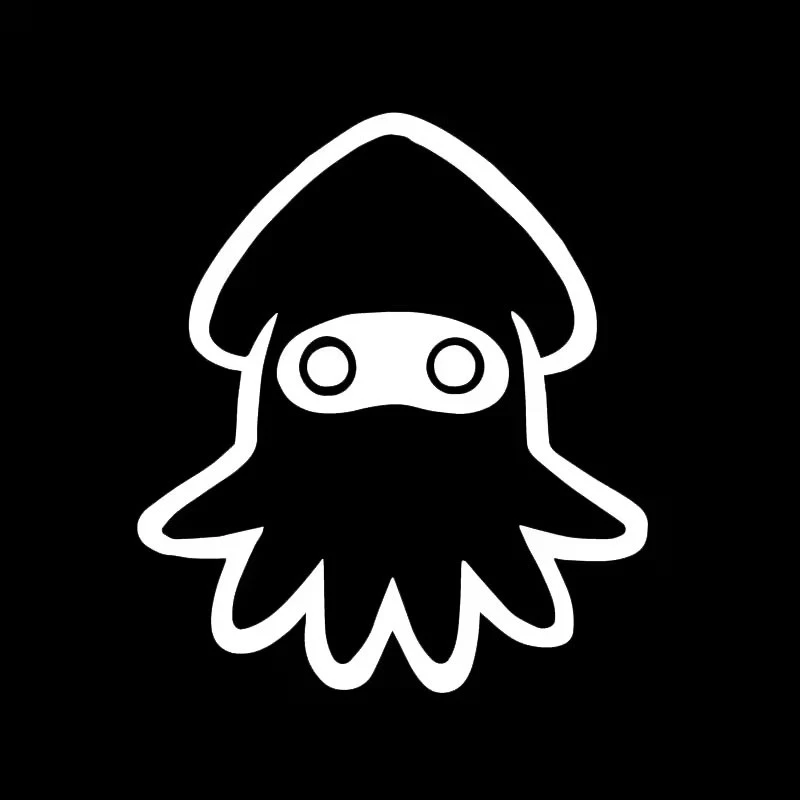 Little Squid Cartoon Decals