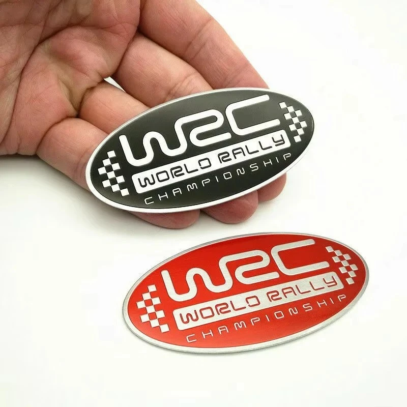 Metal WRC Emblems Badge Decal factory