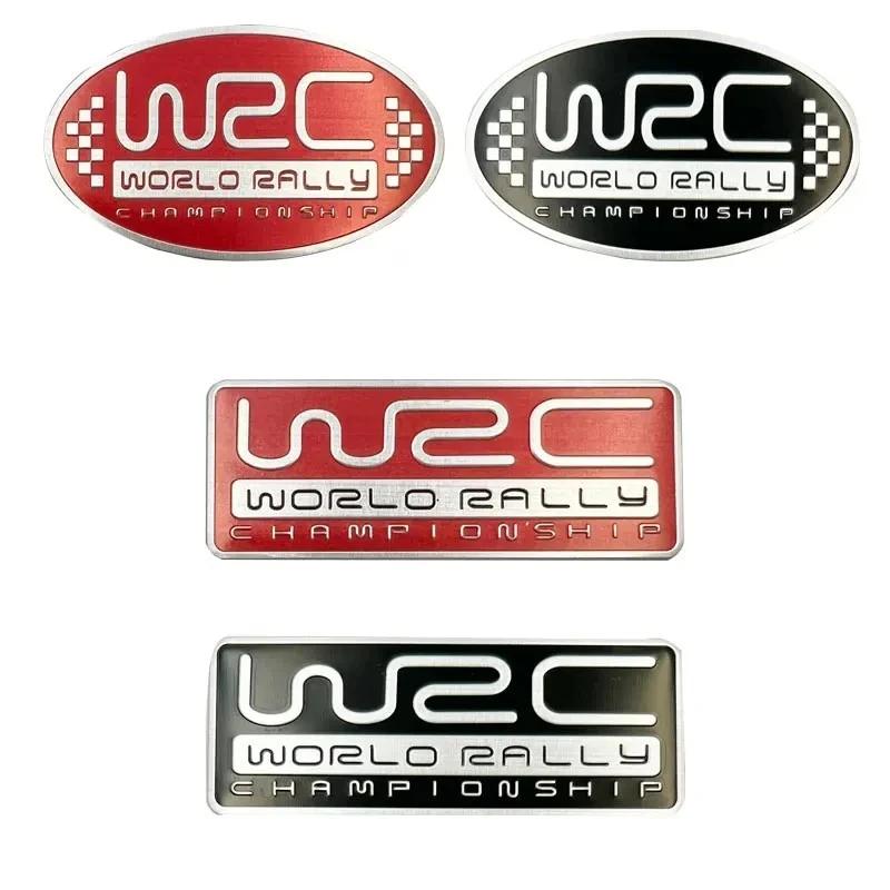 Metal WRC Emblems Badge Decal