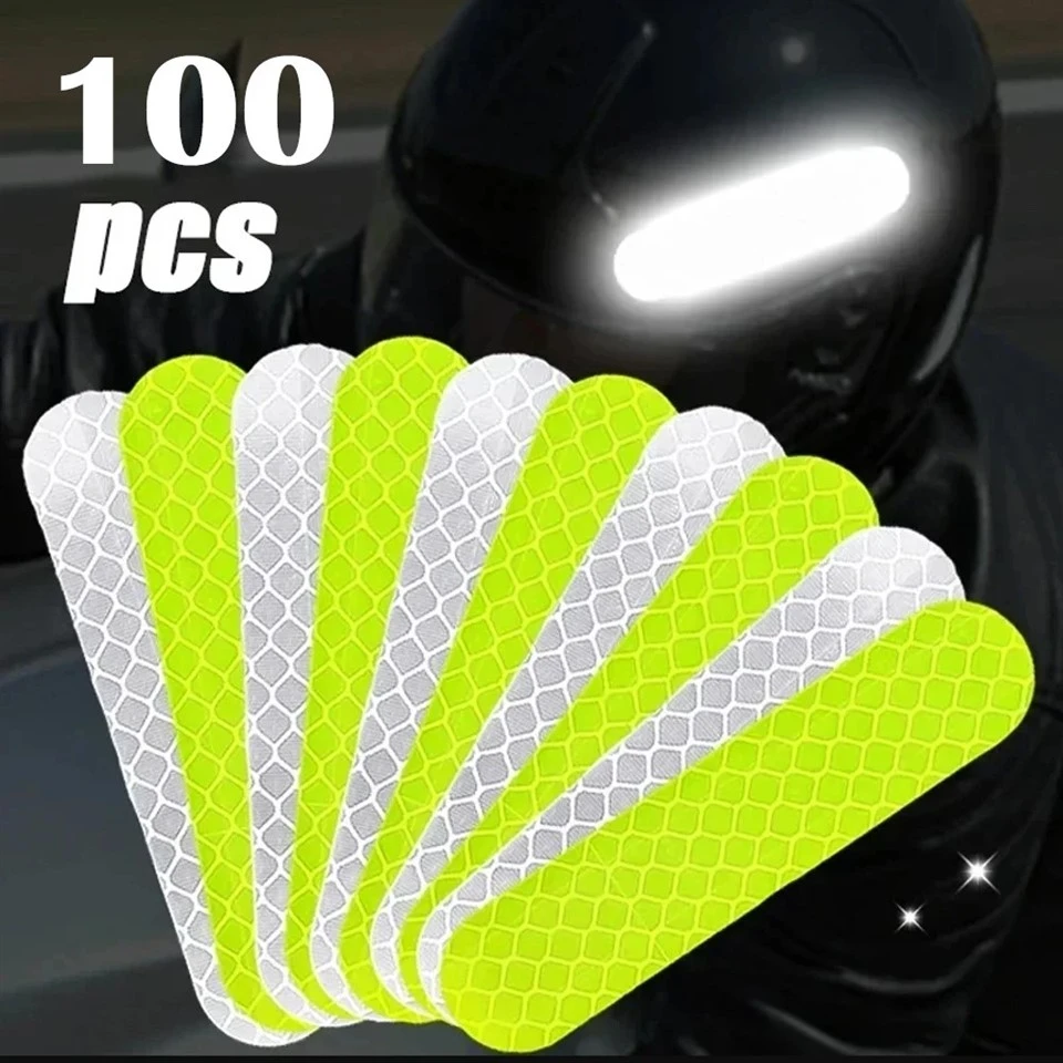 Motorcycl Helmet Safety Warning Reflective Stickers