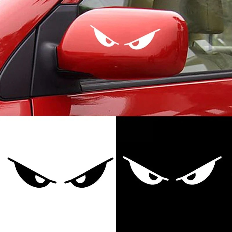 Motorcycle Helmet Evil Eyes Shape Body Sticker factory