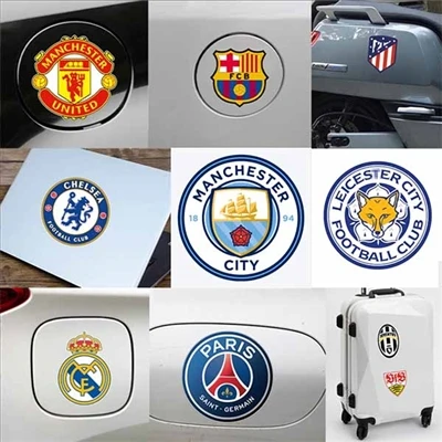 Trend Football Club Adhesive Stickers