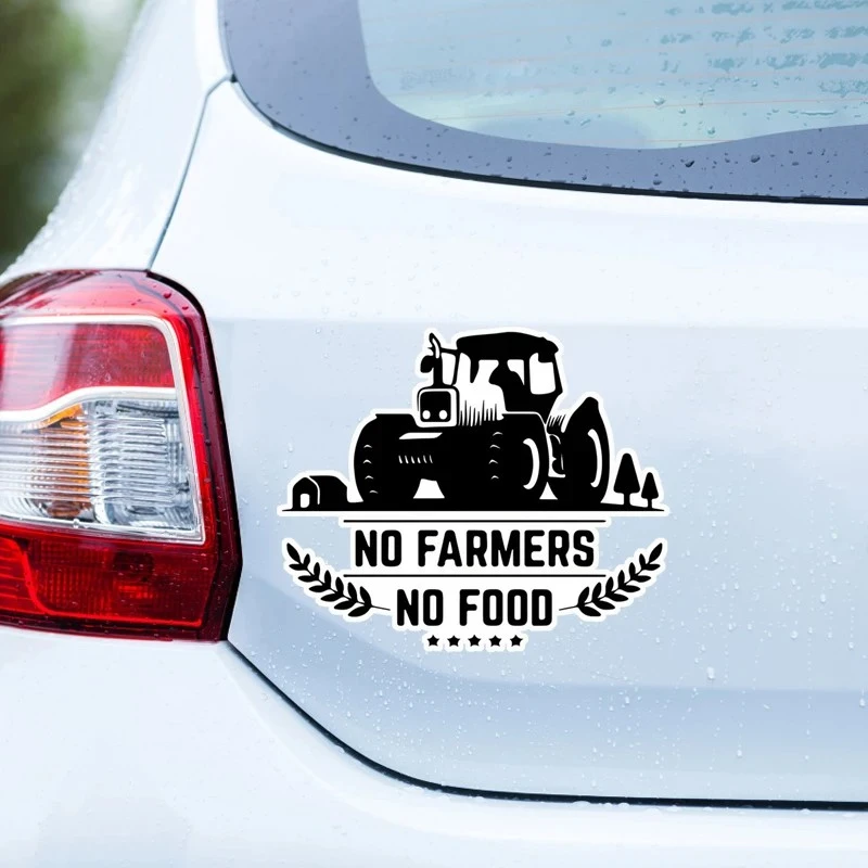 No Farmers No Food Bumper Sticker factory