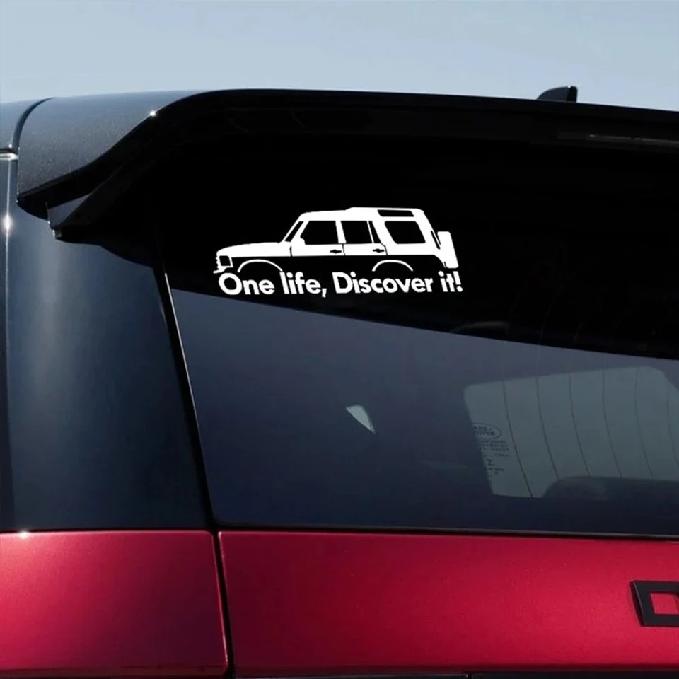One Life Discover It Car Window Sticker