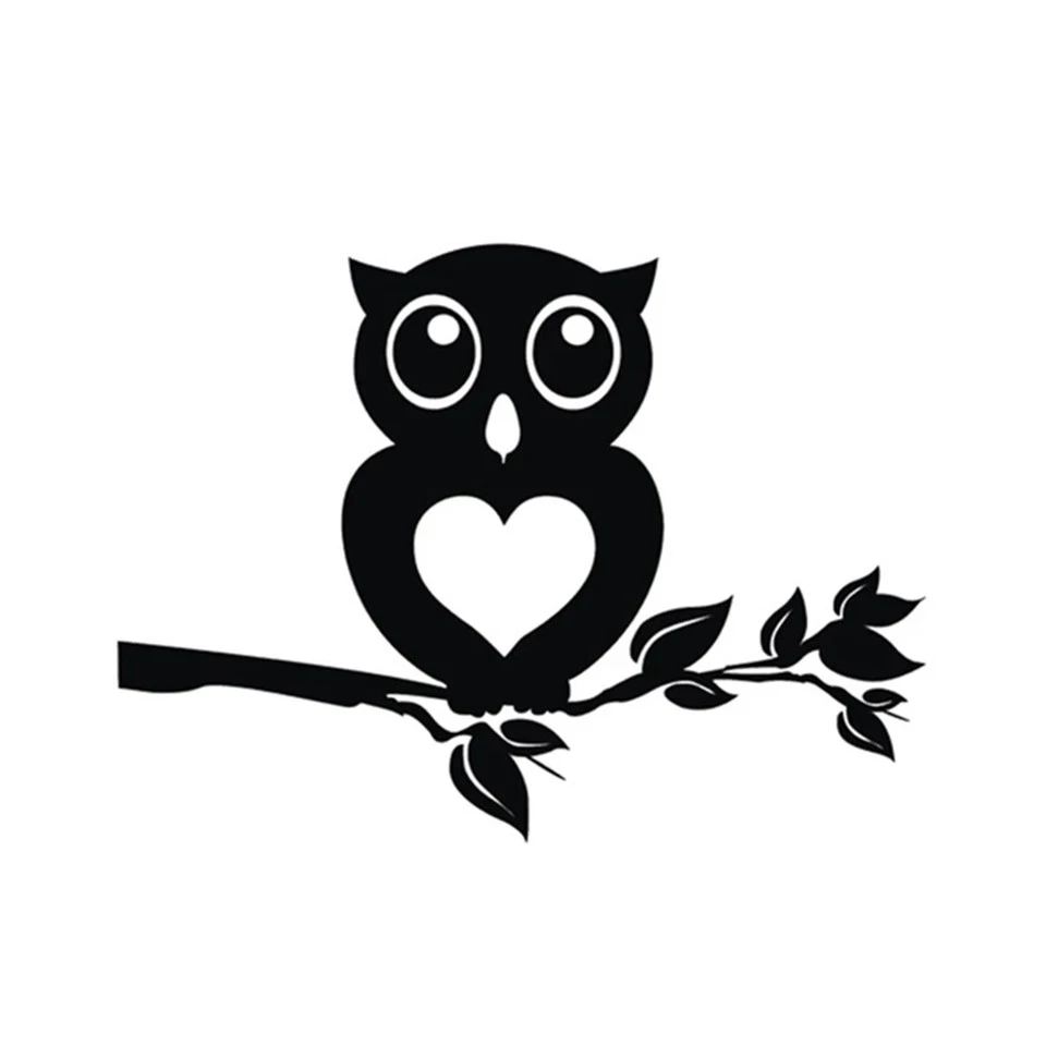 Owl Standing On The Branch Reflective Car Sticker suppliers