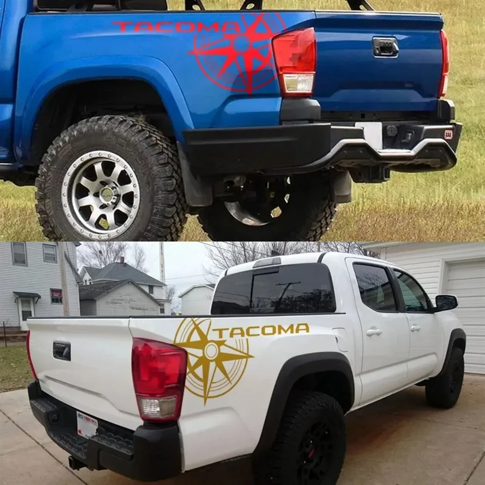 Pickup Trunk Bed Side Stickers For Toyota factory