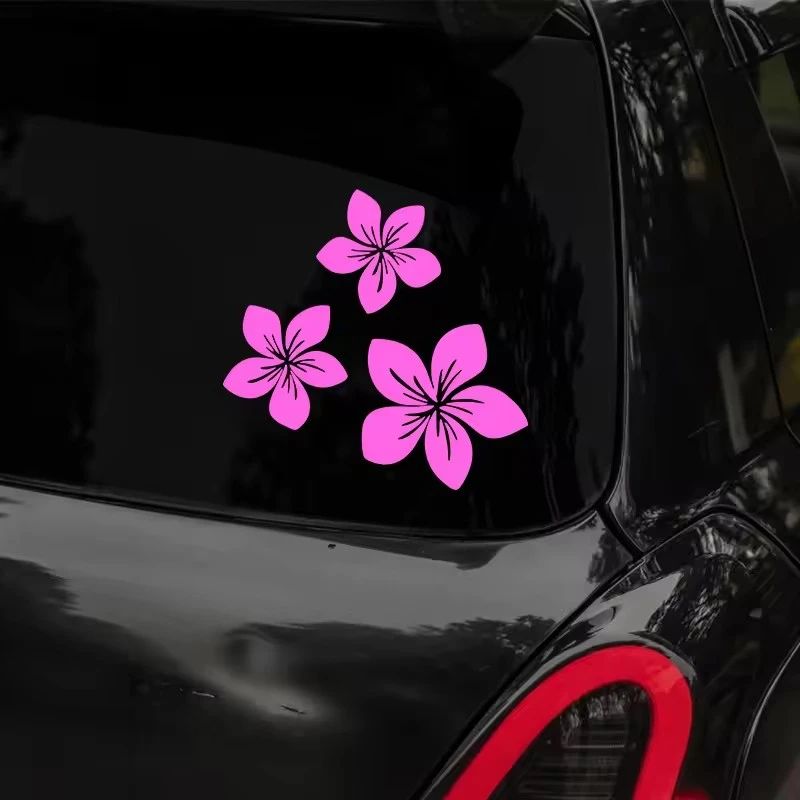 Pretty Flower Graphics Car Stickers