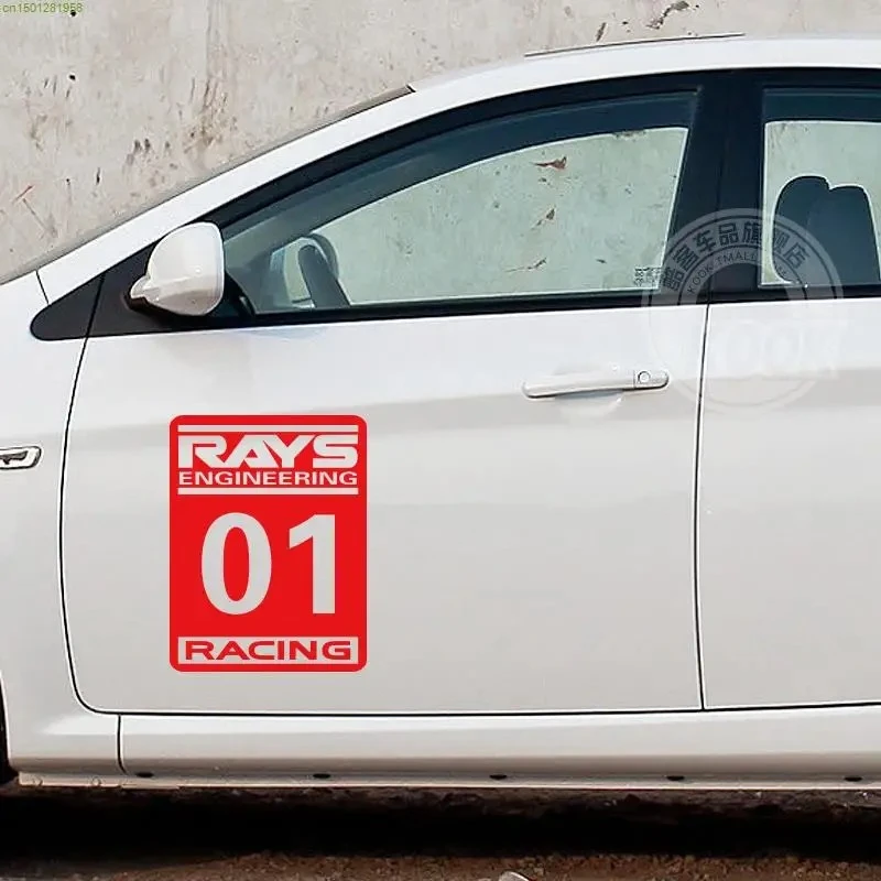 RAYS No.1 Racing Car Sticker Decals For Door best