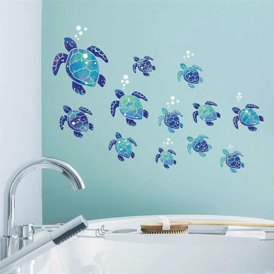 Sea Turtle Vinyl Stickers For Walls