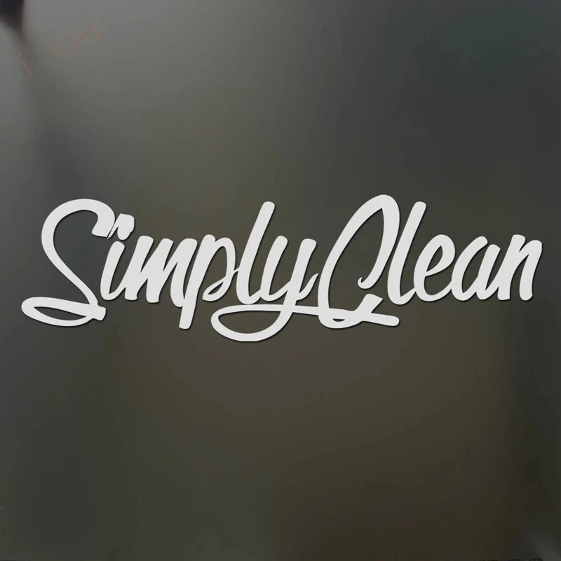 Simply Clean Sticker Window Decal