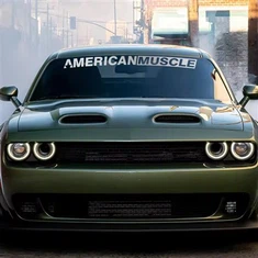 American Muscle Car Windshield Sticker