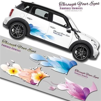 Art Flower Pattern Car Body Sticker