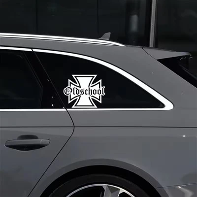 Old School Text Personality Vinyl Decal