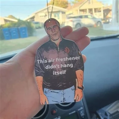 Jeffrey Epstein Car Air Freshener