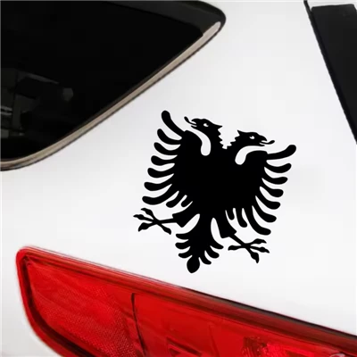 Albanian Double Headed Eagle Car Sticker