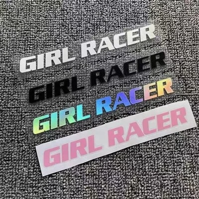 GIRL RACER Refit Laser Car Stickers