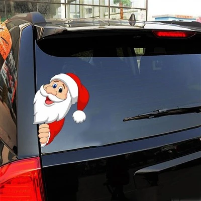 Christmas Day Santa Car Decor Sticker