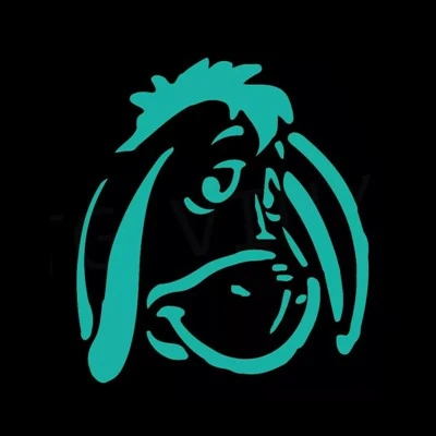 Disney Cartoon Eeyore Sticker
