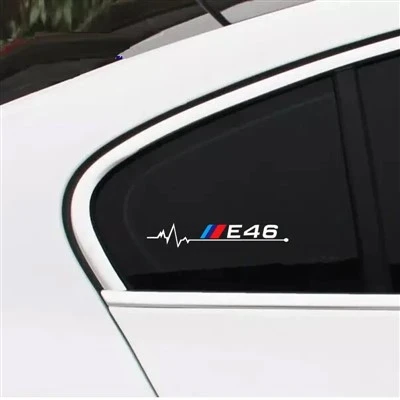 2pcs Car Windows Sticker For BMW