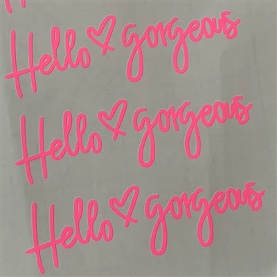 adhesive letter