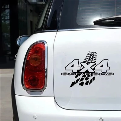 3D 4X4 Off Road Mud Funny Sticker