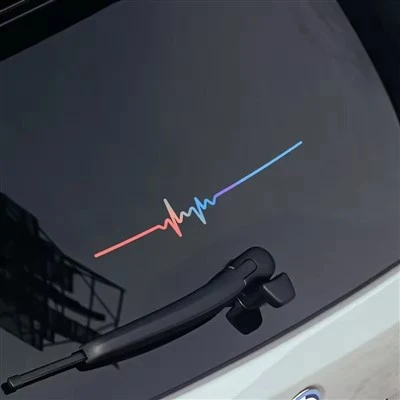 ECG Strip Car Sticker