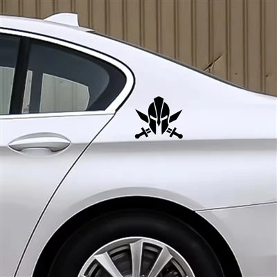 Spartan Helmet Car Sticker