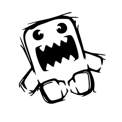 Die-Cut Vinyl Decal Domokun Car Sticker