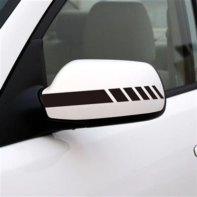 Car Rear Mirror Stripe Sticker Sports