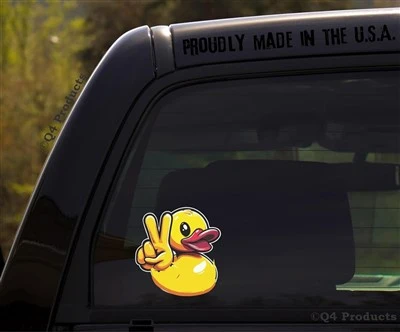 Wave Duck Sticker For Windows
