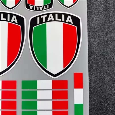 National Flag Sticker Waterproof Reflective