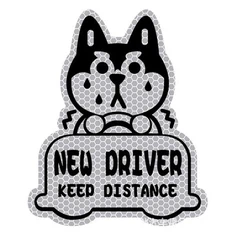 New Driver Magnet Decals