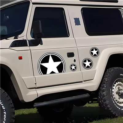 Car Body Decoration Five-pointed Star Sticker