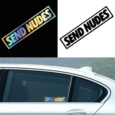 Decal Send Nudes Motorcycle Decorative