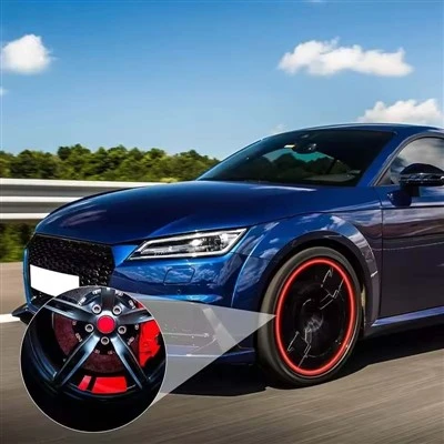 Car Wheel Rim Vinyl Warning Sticker