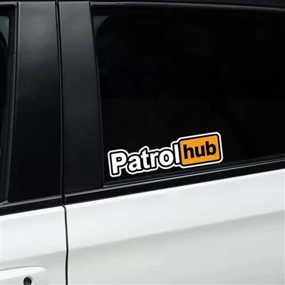 Patrol Hub Funny Car Stickers