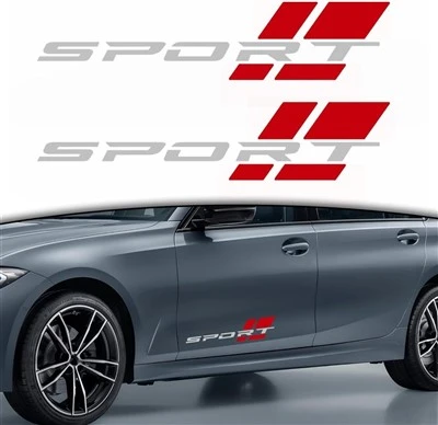 2Pack Vinyl Car Sport Sticker