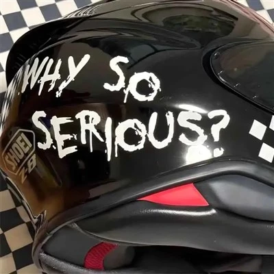 Why So Serious Joker Stickers Motorcycle Stickers
