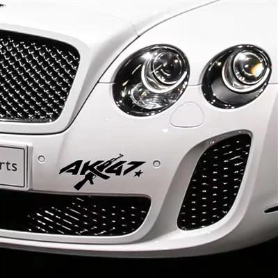 AK-47 Pattern Car Sticker