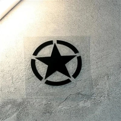 Army Five-pointed Star Refit Stickers