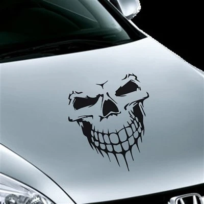 Car Skeleton Style Custom Size Decal