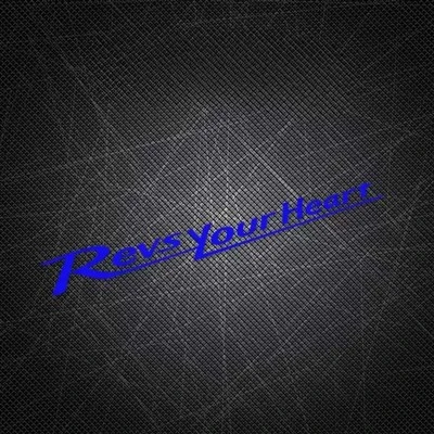 Revs Your Heart Waterproof Car Sticker