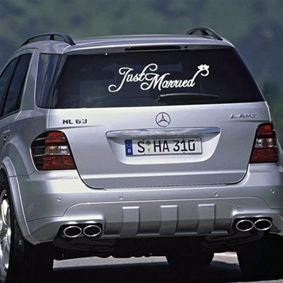Beautiful Letters Car Window Dacal Sticker