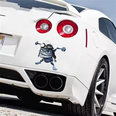 Crazy Frog Cartoon Decorative Decals